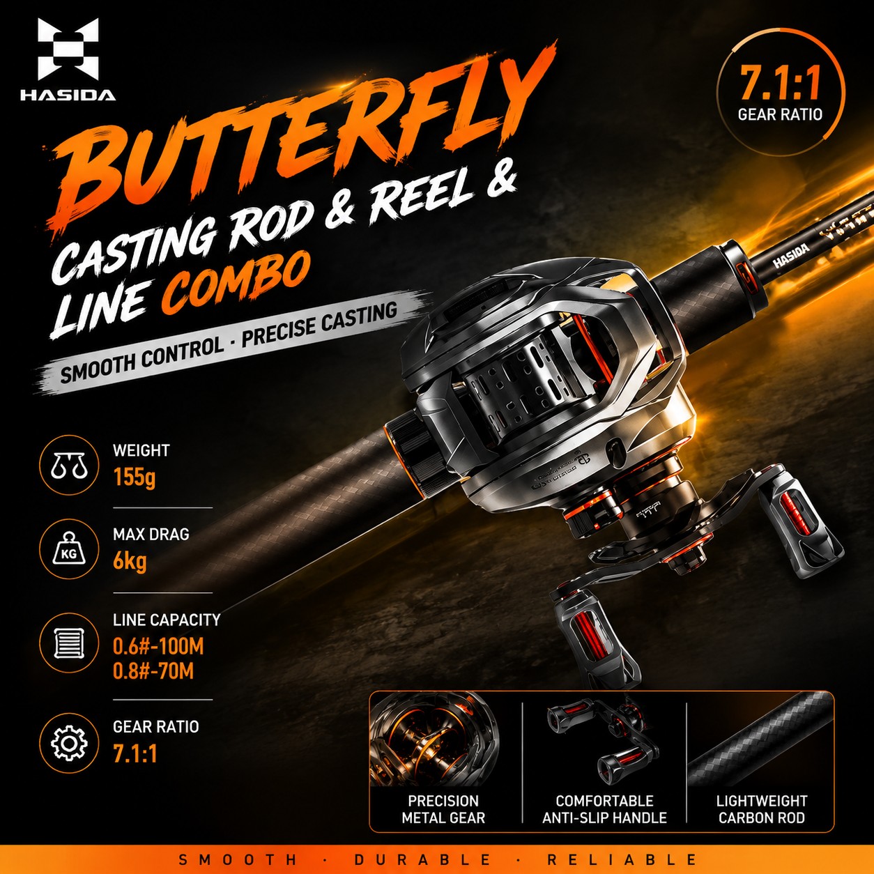 HASIDA BFS Carbon Fiber Fishin - Freshwater Line 评论和价格