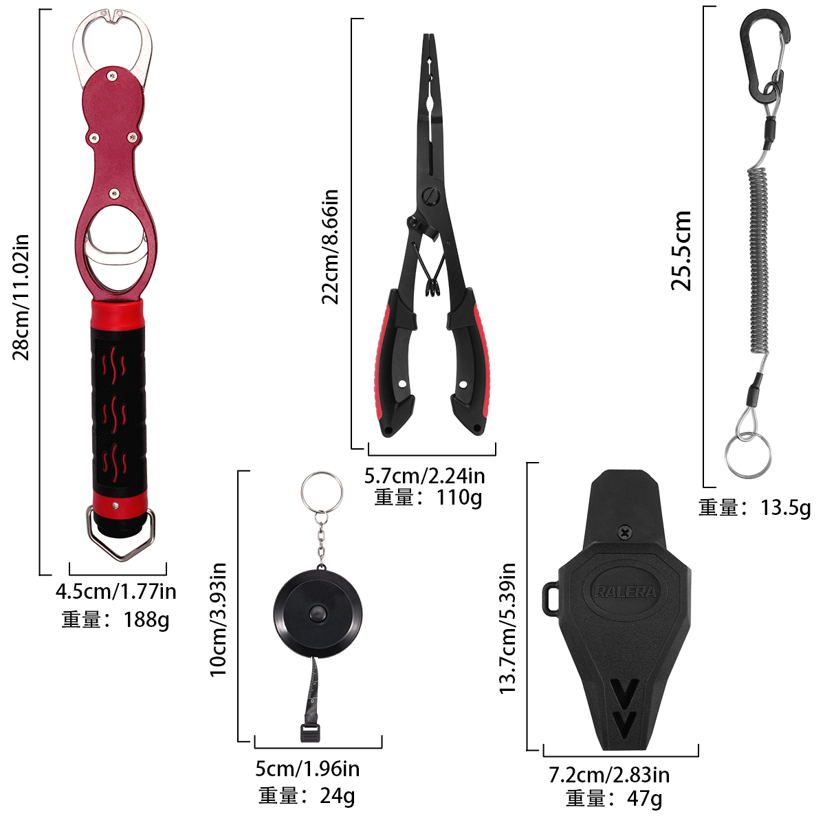RALERA Fishing Gear Set Fishin - Fishing Line Cutter 评论和价格