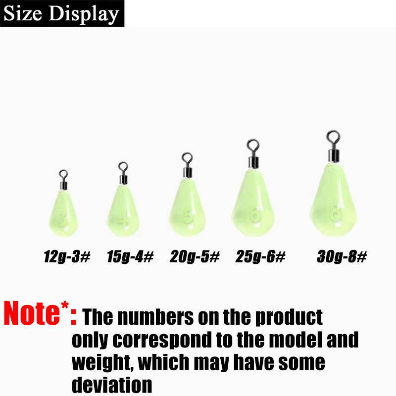 5pcs 3-8 # (12-30g) Sea Fishin - Fishing Line Cutter 评论和价格
