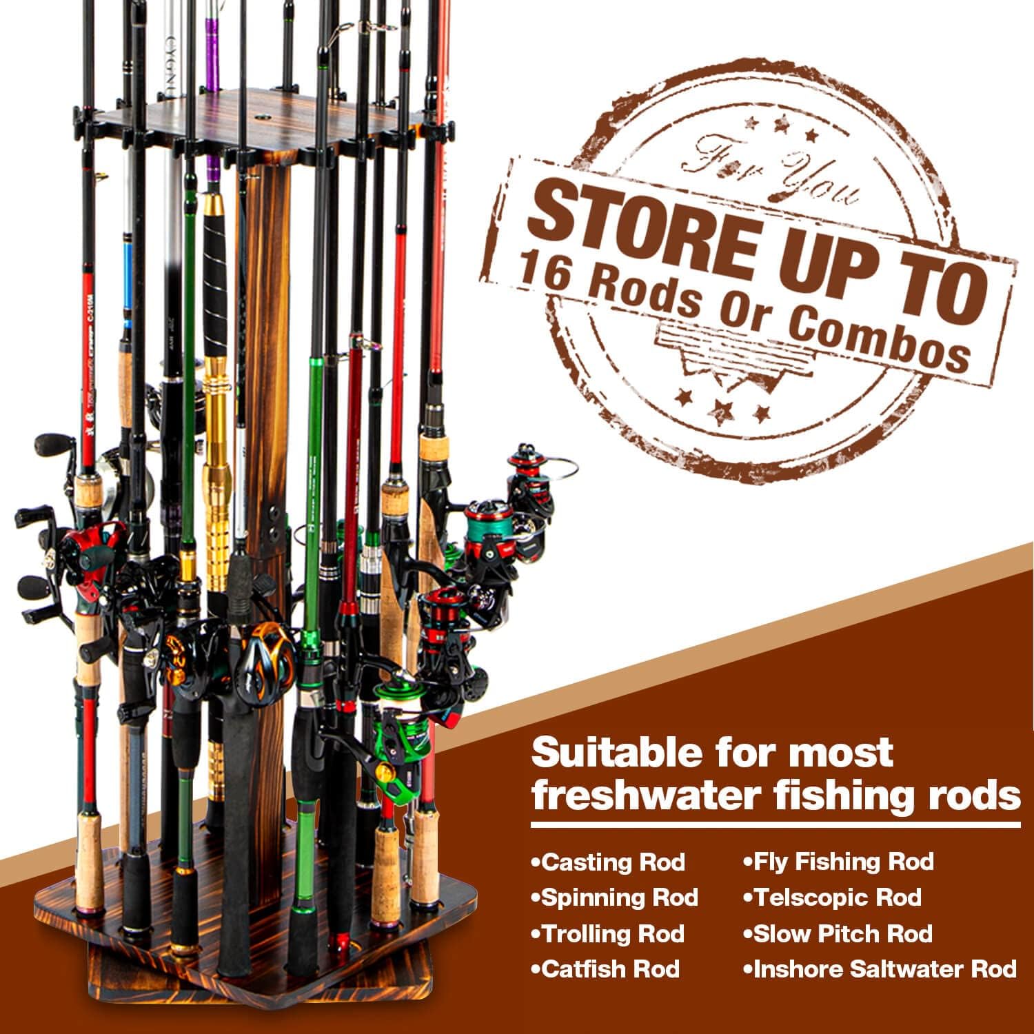 Fishing Rod Holders for Garage - Fishing Line Dispenser 评论和价格